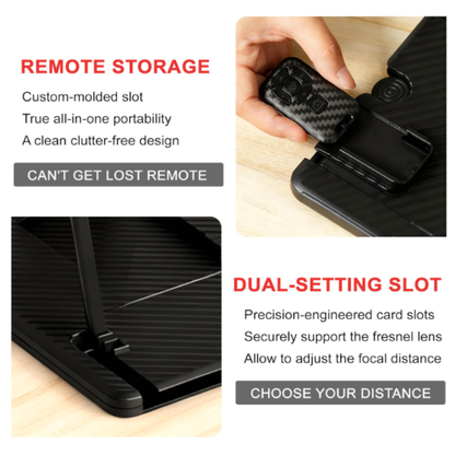 Vertical Phone Screen Amplifier with Bluetooth Remote